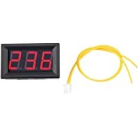 Voltímetro digital LED AC 70-380 V V Batería Medidor de voltaje- 1.00V